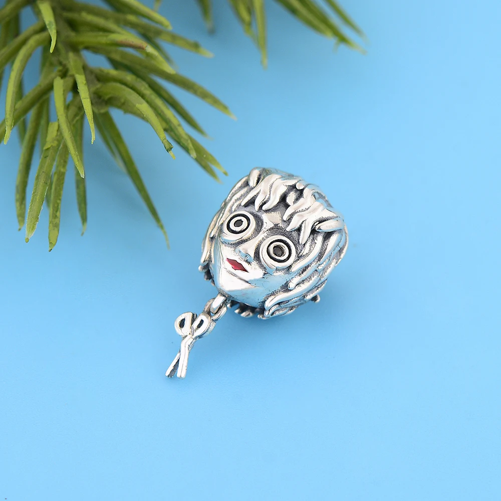 

Fit Original Pandora Charm Bracelet Real 925 Sterling Silver Scissor Hand Boy With Glasses Beads For Making Women Berloque 2022