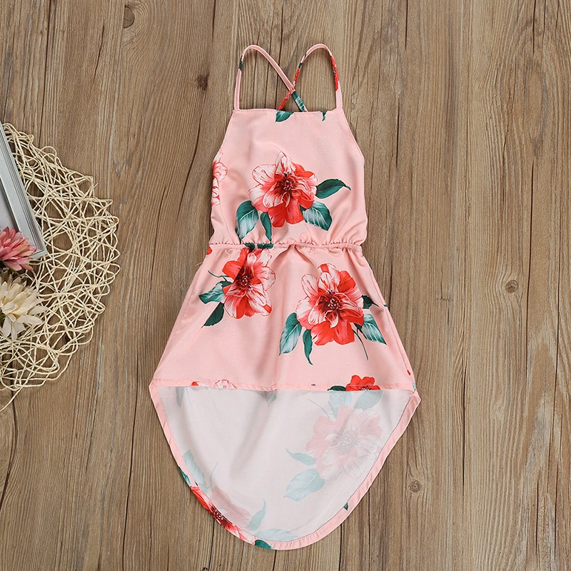 Летние платья для девочек детская одежда в европейском и американском стиле