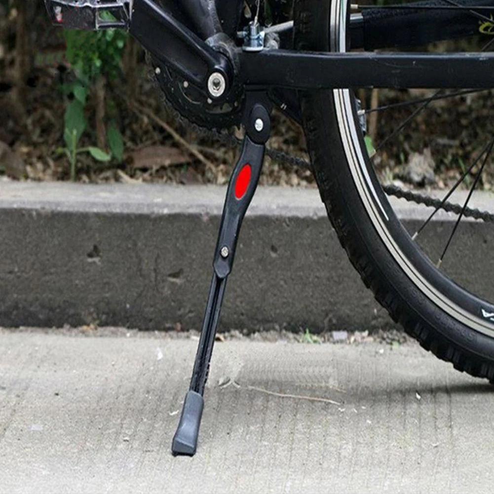 

Support Stand MTB Road Bicycle Side Parking Aluminum Alloy Adjustable Kickstand Biking Portable Dustproof Cycling Parts