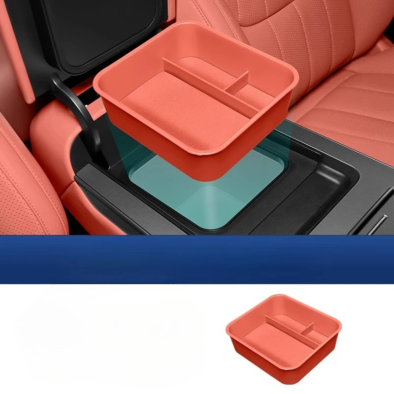 

Аксессуары Smabee для BYD Tang L 2025, центральная консоль, крутой ящик-органайзер, подлокотник, ящик для хранения, автомобильный центральный поднос, укладка, уборка