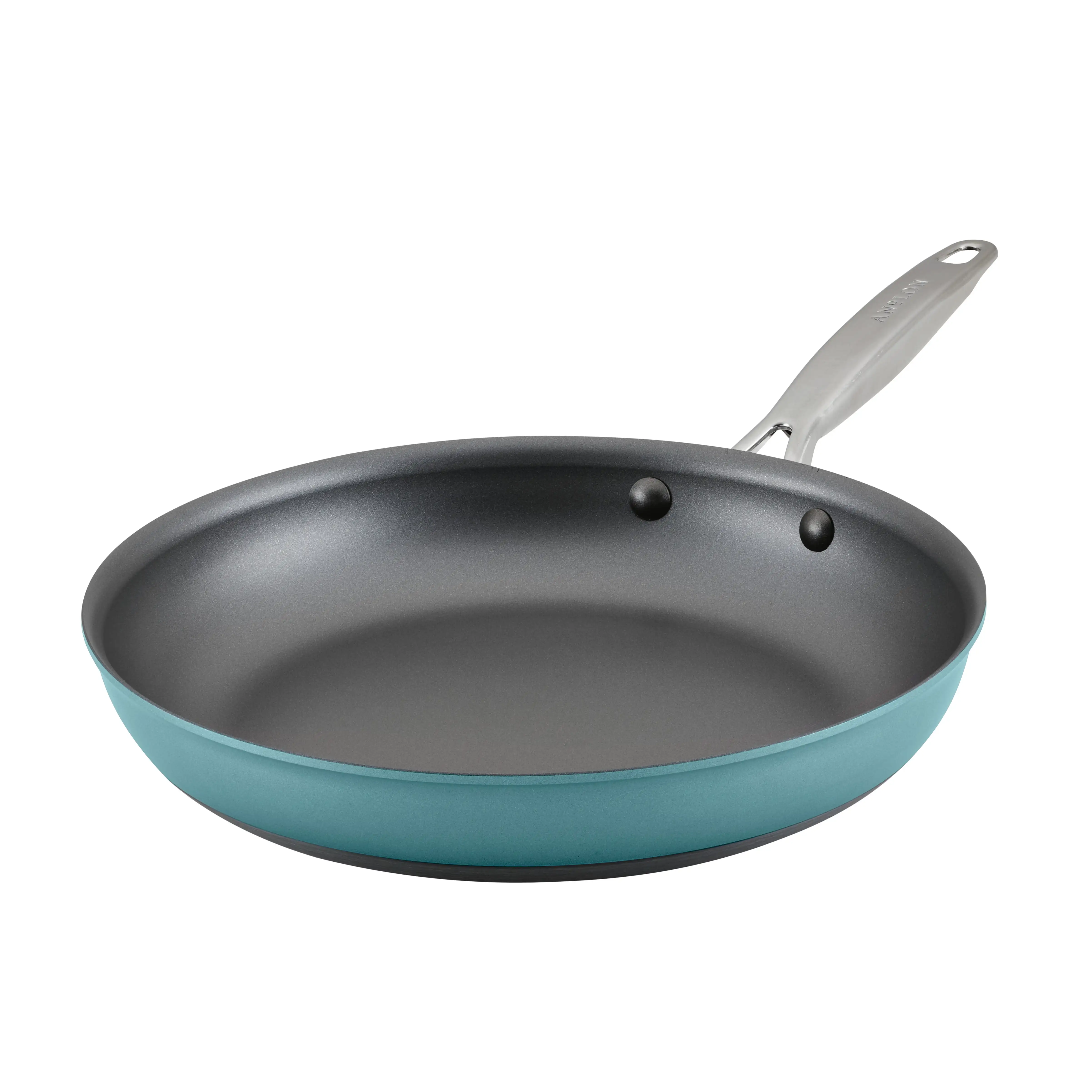 

Anolon Achieve Hard Anodized Nonstick Frying Pan, 12-Inch, Teal