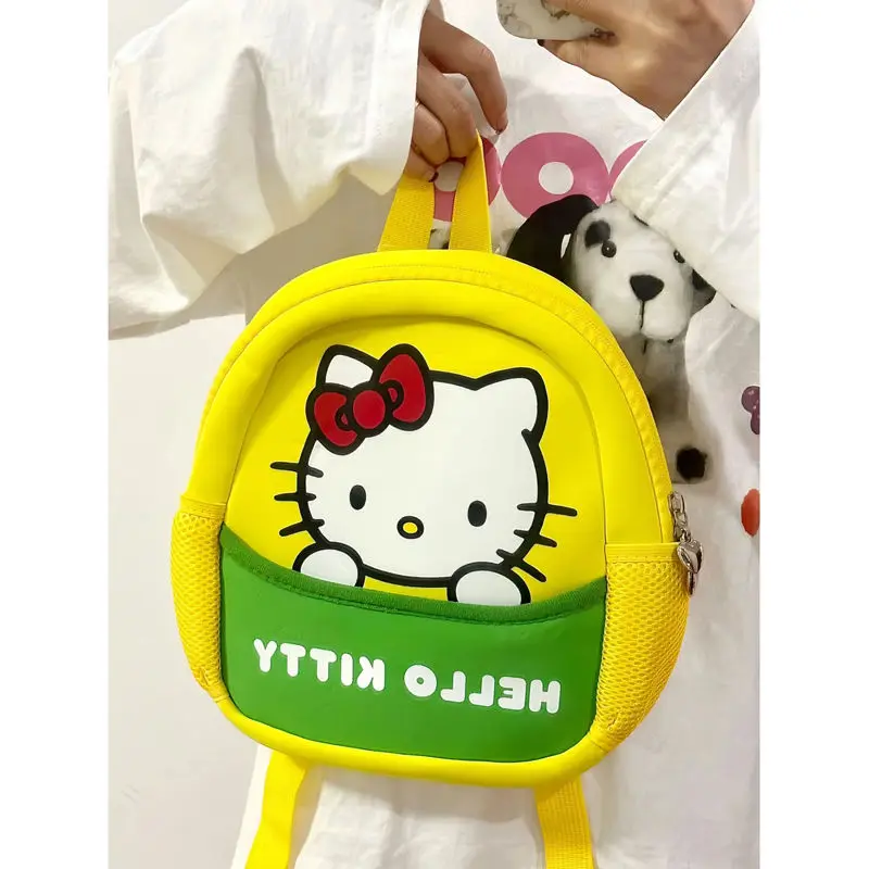 

Милый детский рюкзак Sanrio Hellokitty, школьная сумка для студентов колледжа, удобная мультяшная сумка для девочек, подарок для друзей и студентов