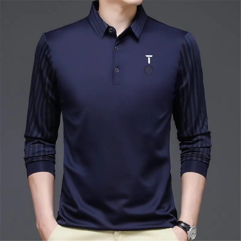 2023 New Golf High Quality Wear Men's Long Sleeve T-shirt Breathable Golf Clothing Outdoor Leisure Shirt