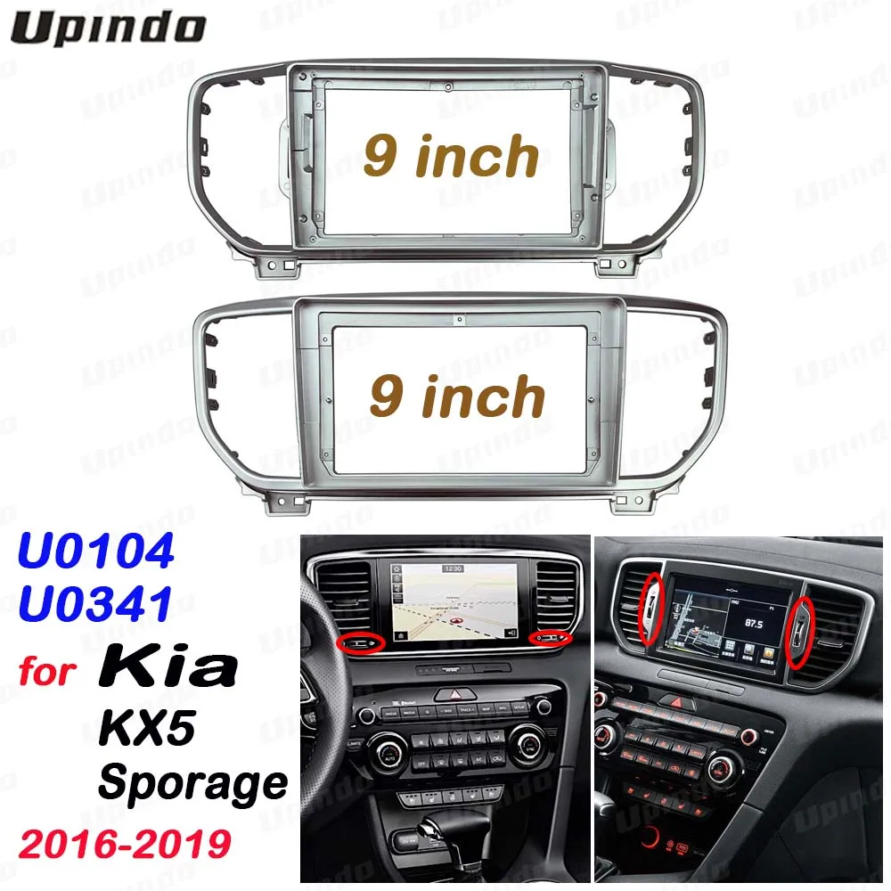 2 Din 9 дюймов Автомобильный радиоприемник установка DVD GPS Mp5 пластиковая панель