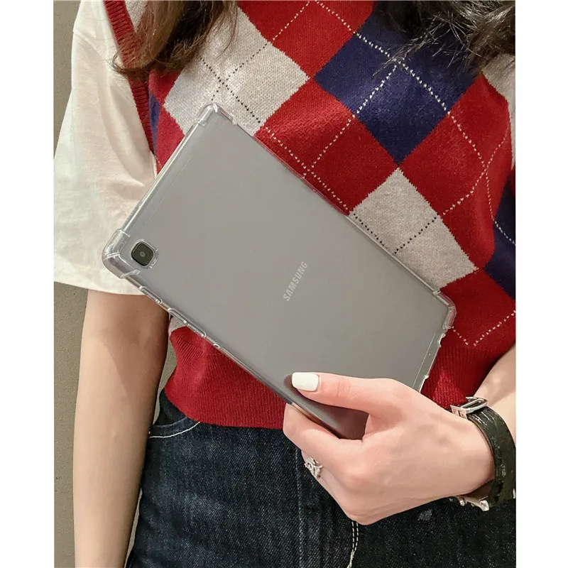 Прозрачный чехол для Samsung Galaxy Tab S7 S8 T875 S6lite P610 P615 A7lite T225 T220 A8 10 5 + T970 X800 S7FE T730
