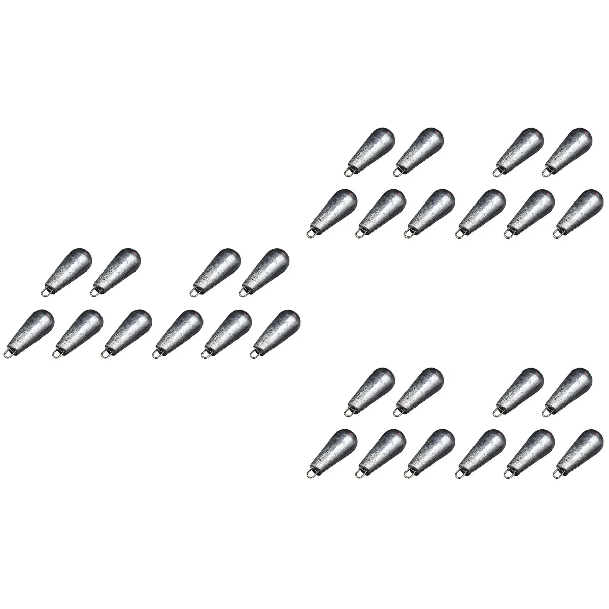 

60 pcs Fishing Lead Sinker Fishing Lead Weight Fishing Bait Sinker Fishing Tools
