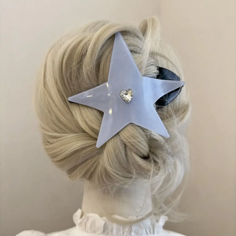 

Shining Star Hair Clip Retro Sweet Cool Hairpin Headwear Creative Cute Acetic Acid Duckbill Clip Women Hair Accessories