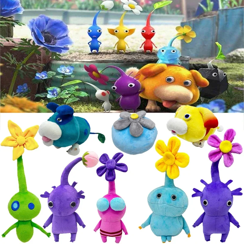 Фото 30 см Pikmin плюшевая игрушка игра Olimar цветок плюшевая кукла листья бутон Chappy Bulborb мягкая подушка детский подарок на Рождество и день рождения №2