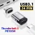 Магнитный USB C адаптер PD 100 Вт USB3.1 24Pin Быстрая зарядка 10Gbp/s Синхронизация данных Тип C Магнитный конвертер для MacBook iPad Pro Air - изображение