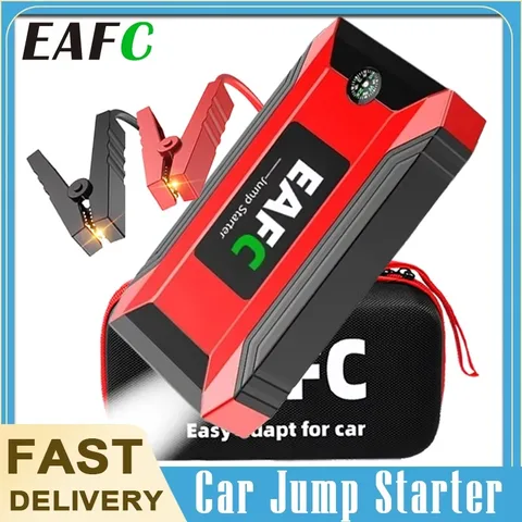 EAFC 600A/1200A Автомобильный стартер PowerBank Аварийный усилитель Авто зарядное устройство 12 В Батарея JumpStarter Светодиодный светильник Автомобильное пусковое устройство