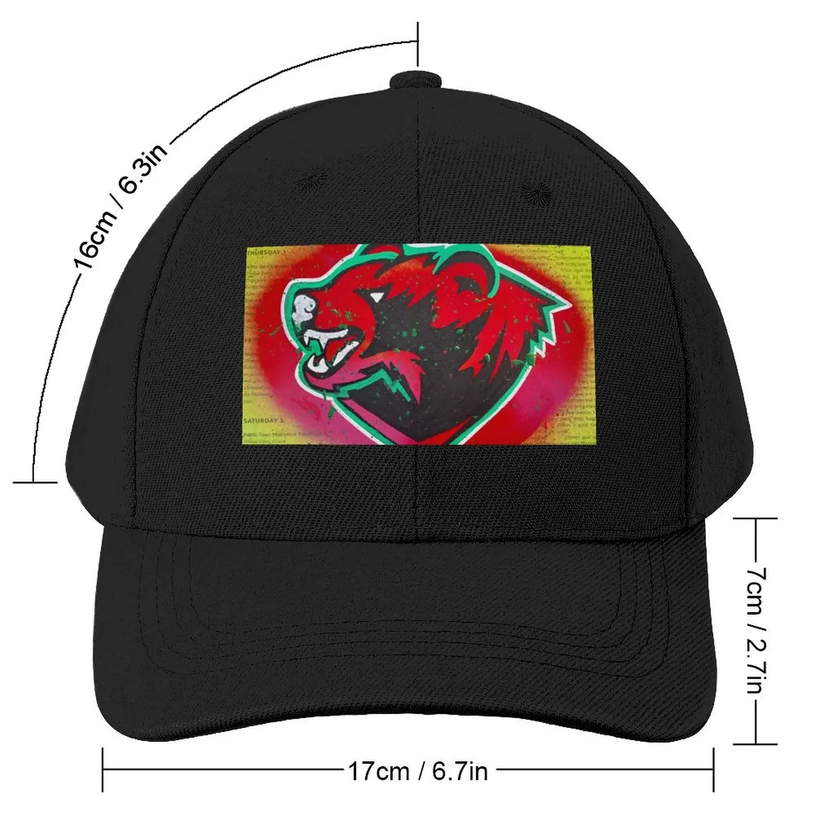 Бейсбольная кепка WashU Bears с аэрозольной краской новая шляпа в стиле хип-хоп