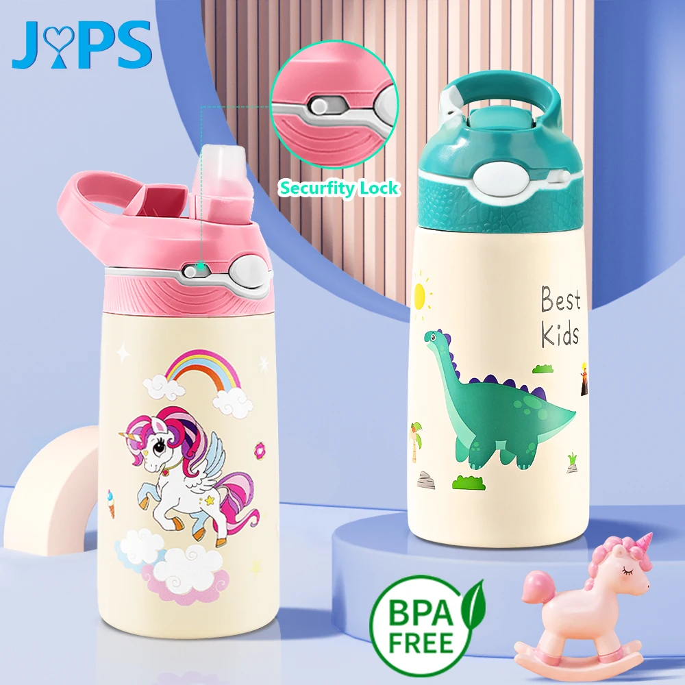 Cute Water Bottle For Kids School Thermos Keep Cold Water Un