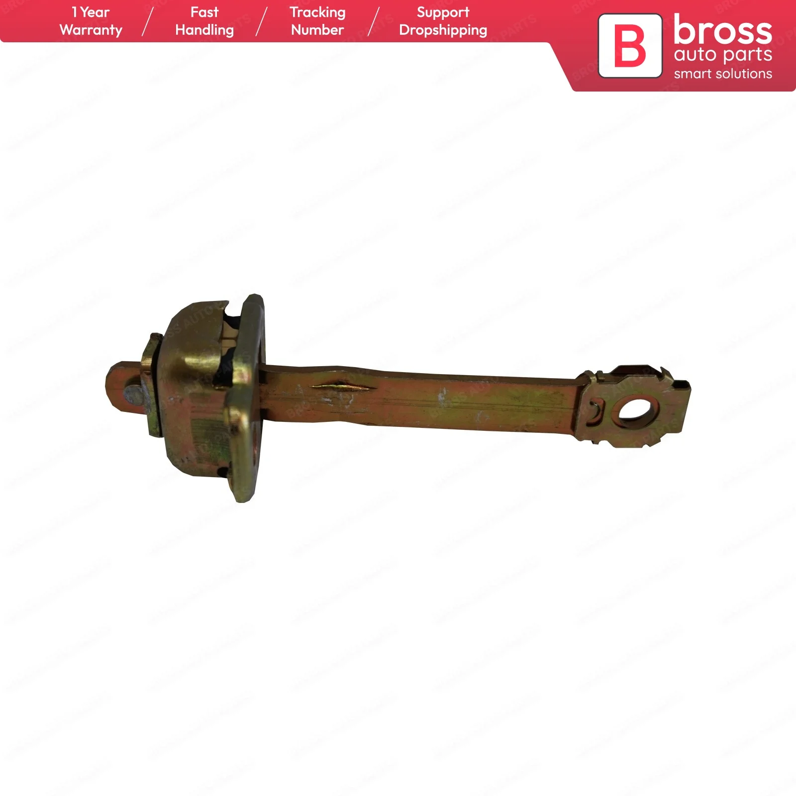 

Bross Auto Parts BDP790 Front Door Hinge Stop Check Strap Limiter 701837249A for VW Transporter Eurovan T4 1990-2003