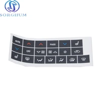 car ac climate control button repair restoration decals stickers for buick