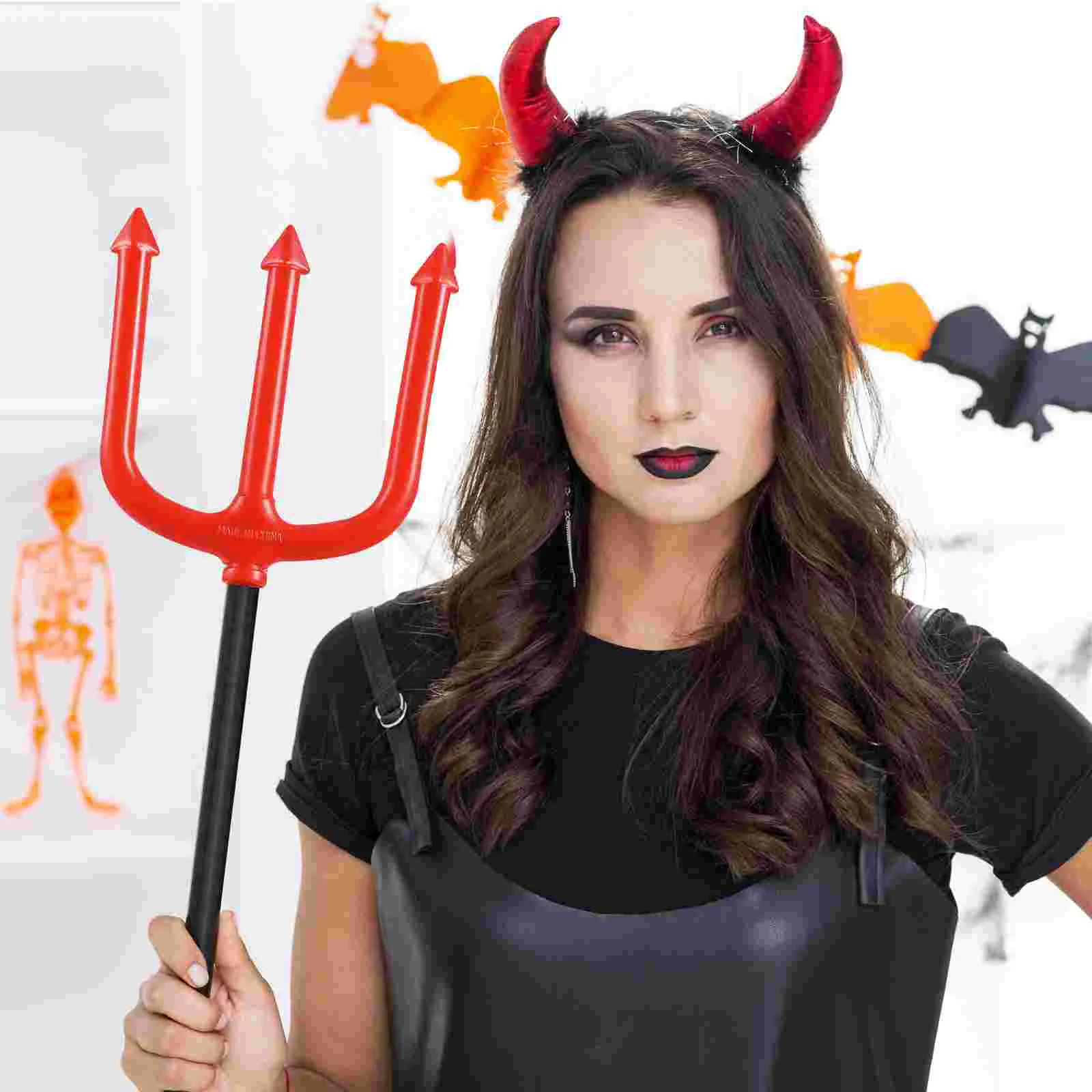 Игрушки для взрослых костюм вилы трезубец украшение Хэллоуина красный детский