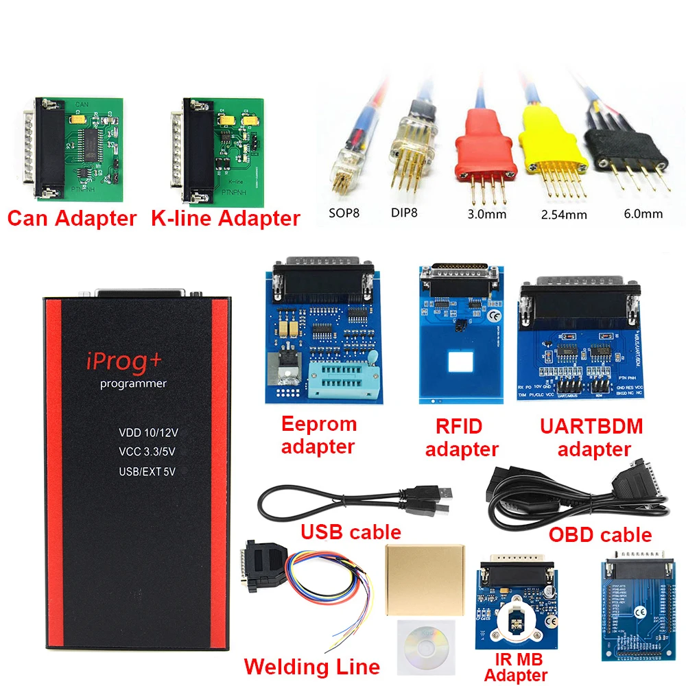 Программатор ключей Iprog + V87 2022 Eeprom IMMO автомагнитола подушка безопасности сброс