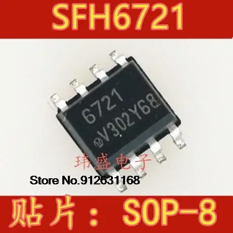 

20PCS/LOT SFH6721T SFH6721 6721 SOP-8