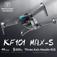 New KF101 MAXS 4K Professional Drone HD Camera 5KM Digital Image Transmission GPS 5G WIFI 3-axis Gimbal Brushless Smart Follow 3