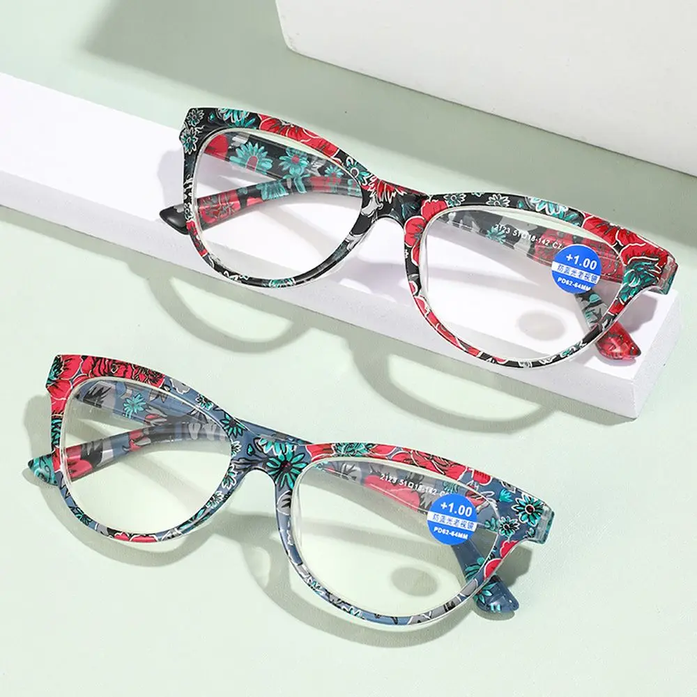 

Fashion Anti Blue Light Reading Glasses Men Women Ultralight Printing Presbyopic Eyewear Far Sight Glasses Vision Care +1.0~+4.0