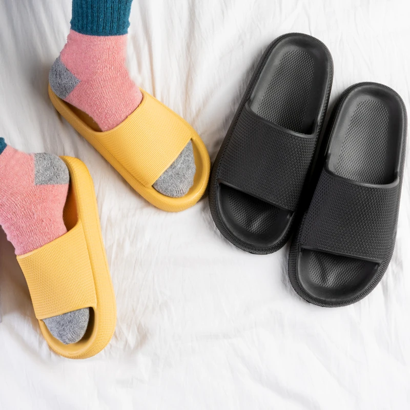 Thick Platform Slippers Women Indoor Bathroom Slipper Soft EVA Anti-slip Lovers Home Floor Slides Ladies Summer Shoes