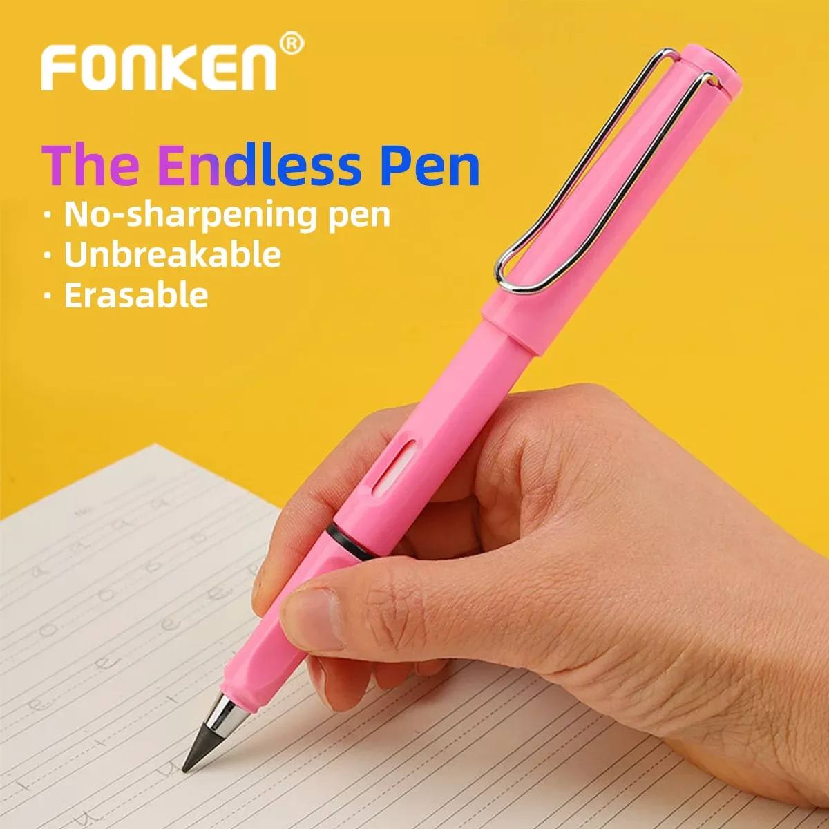 

Unlimited Writing Eternal Pencil School Student Stationery Supplies Pencils Art Sketch Painting Tool No Ink Endless Novelty Pen