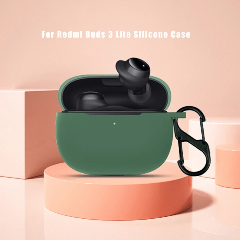 For Redmi Buds 3 Lite Candy Color Waterproof Shockproof Case Bluetooth Earphone Silicone |