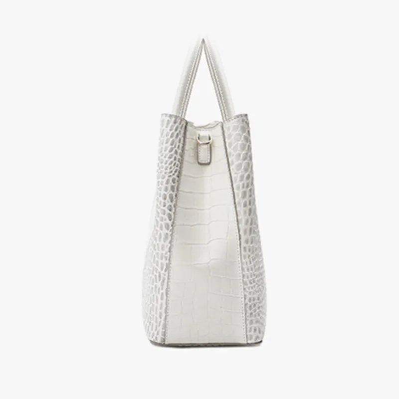 Белые женские сумки из натуральной кожи портфель роскошная модная женская сумка