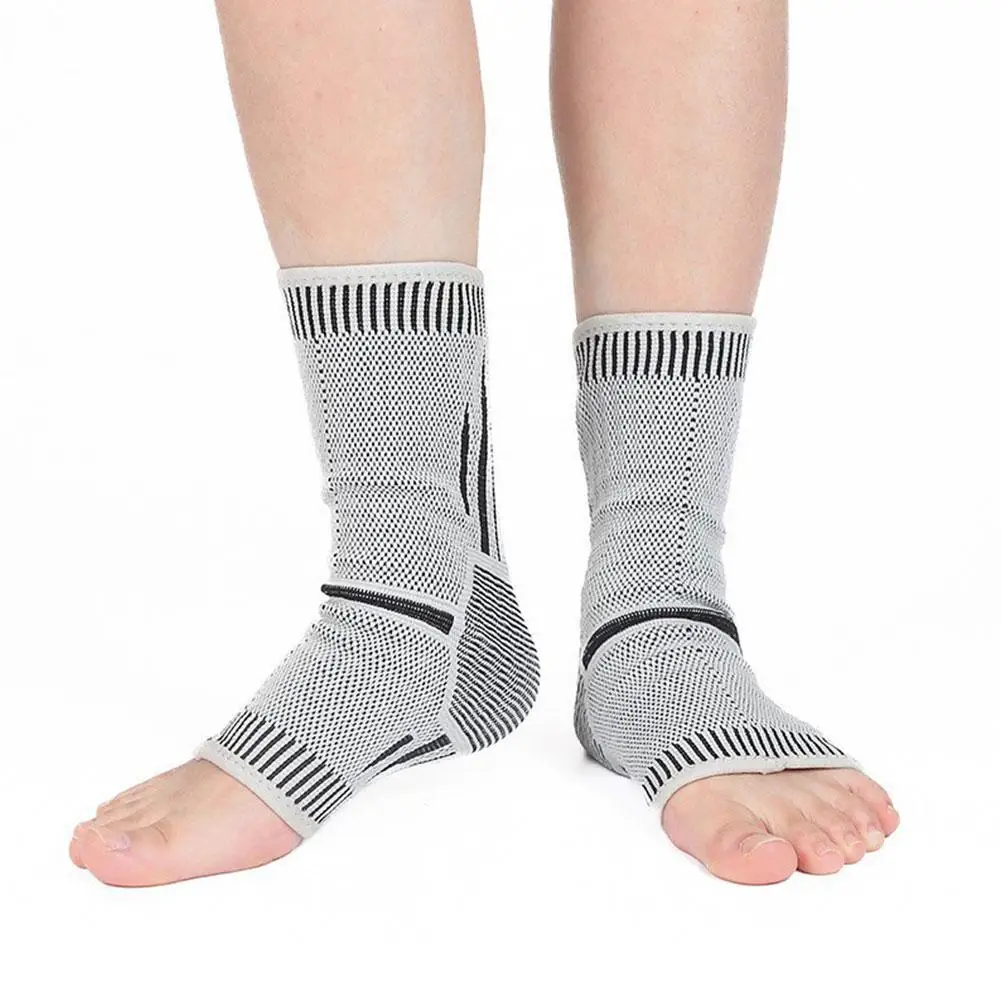 

Winter Self-heating Ankle Support Fitness Compression Ankle Protector Basketball Football Tennis Silica Gel Pad Ankle Brace