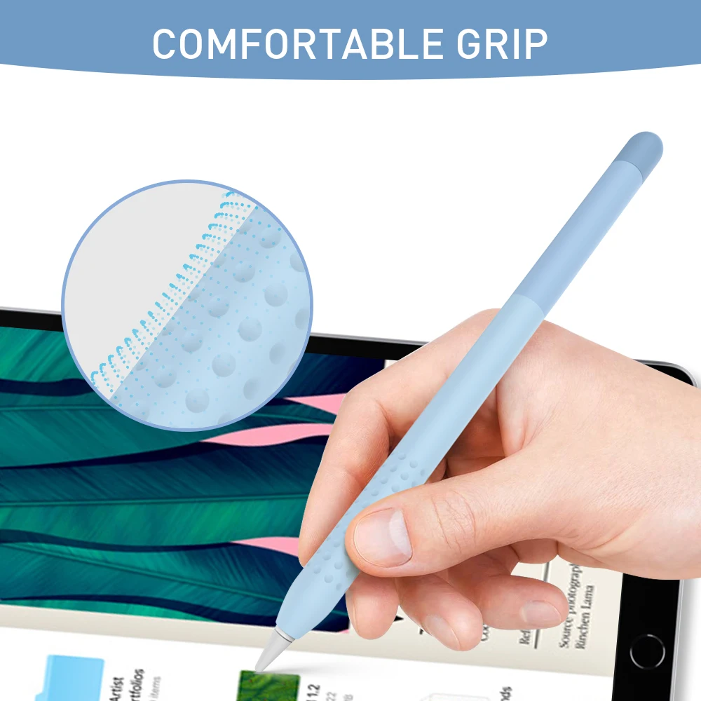 

STOYOBE Gradient Color Silicon Sleeve for APPLE Pencil 1st Gen Case Cover to Personalize your Apple Pencil a New Unique Look