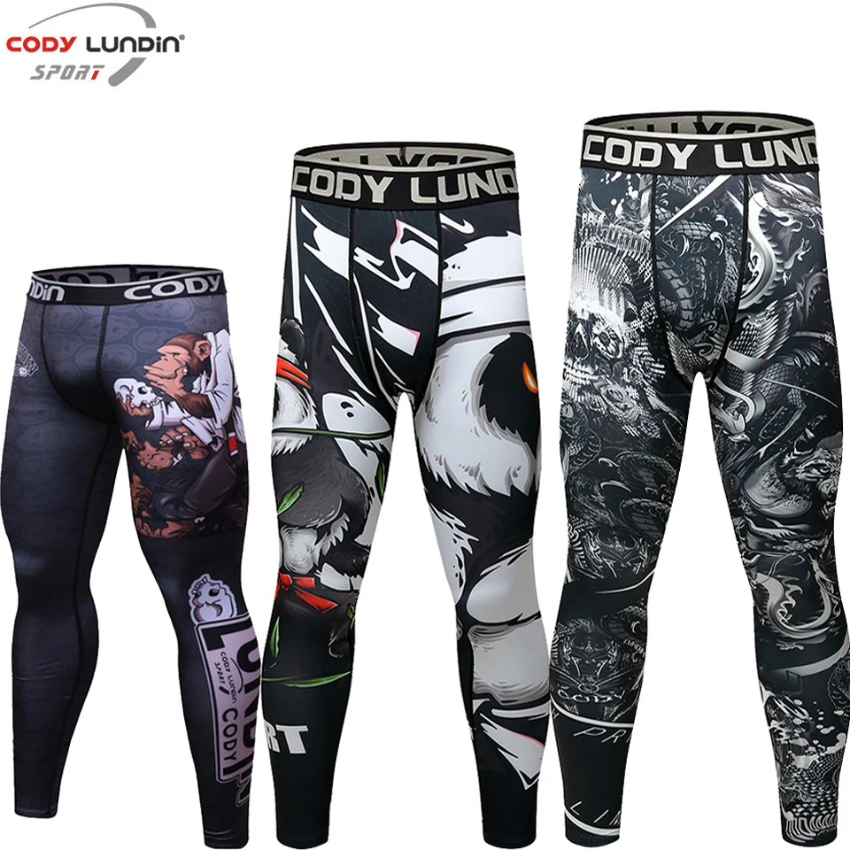 

Боксерские Беговые брюки для ММА Rashguard, спортивные Леггинсы для бега, мужские компрессионные колготки, брюки для кикбоксинга, тренажерного ...