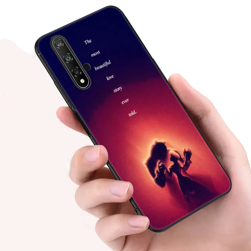 Чехол для телефона Huawei Honor X7 X8 X9 чехол с рисунком Диснея Красавица и чудовище цвет