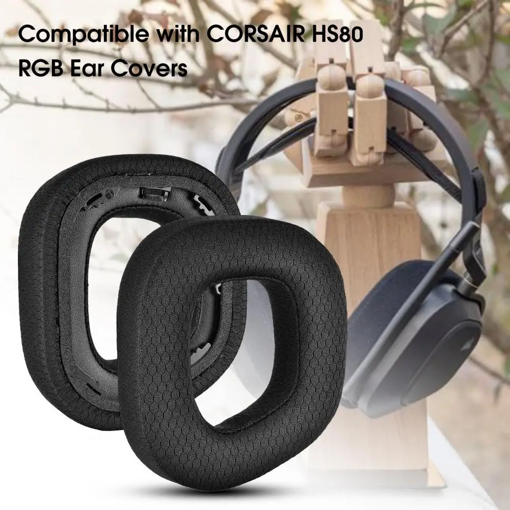 

Сменные удобные бархатные амбушюры для наушников CORSAIR HS80 RGB беспроводные профессиональные мягкие наушники