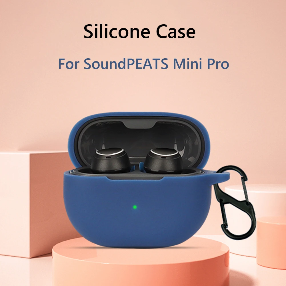

Мягкий силиконовый чехол для Sound PEATS Mini Pro защитный чехол для наушников, портативные наушники, аксессуары для кожи