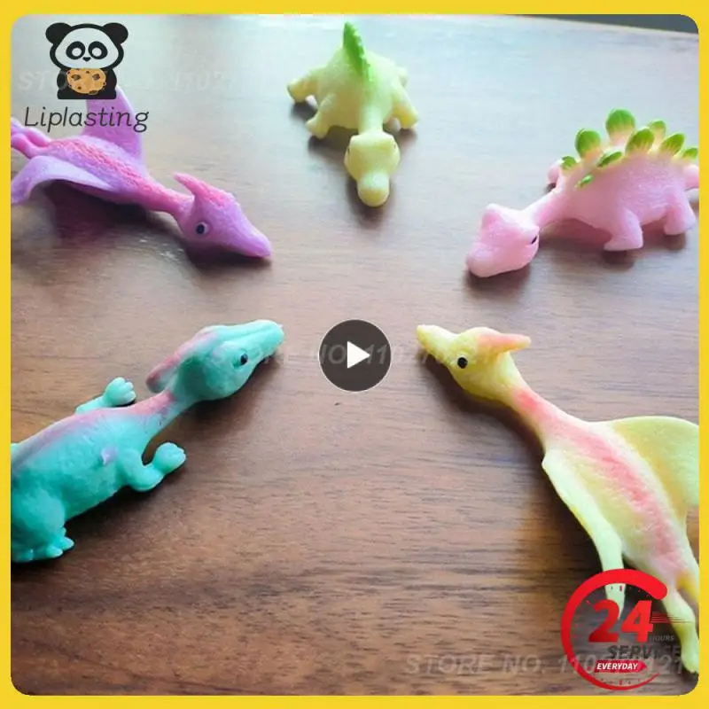 

Durable Finger Toys Dinosaurs Pinch Le Soft Decompression Cartoon Shape Ejection Dinosaur Toy New Strange Toys Ejection Toy