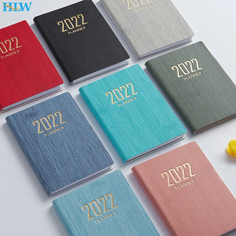 

2022 A7 Mini Notebook 365 Days Portable Pocket Notepad Daily Weekly Agenda Planner Notebooks Stationery Office School Supplies