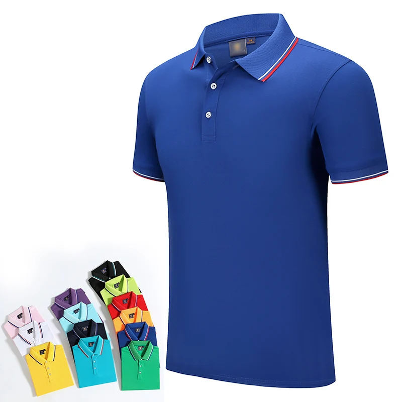 

Work clothes customized polo shirt printed logo summer short-sleeved men and women general lapel T-shirt embroidery enterprise g