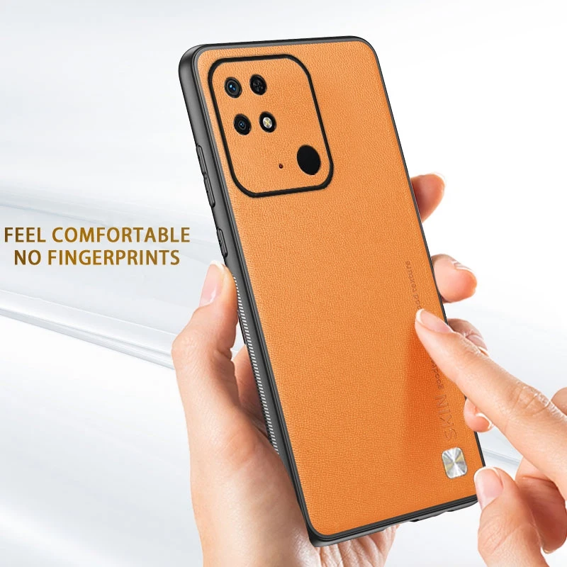 Роскошный чехол из искусственной кожи для Xiaomi Redmi 10 10A 10C A C матовый силиконовый