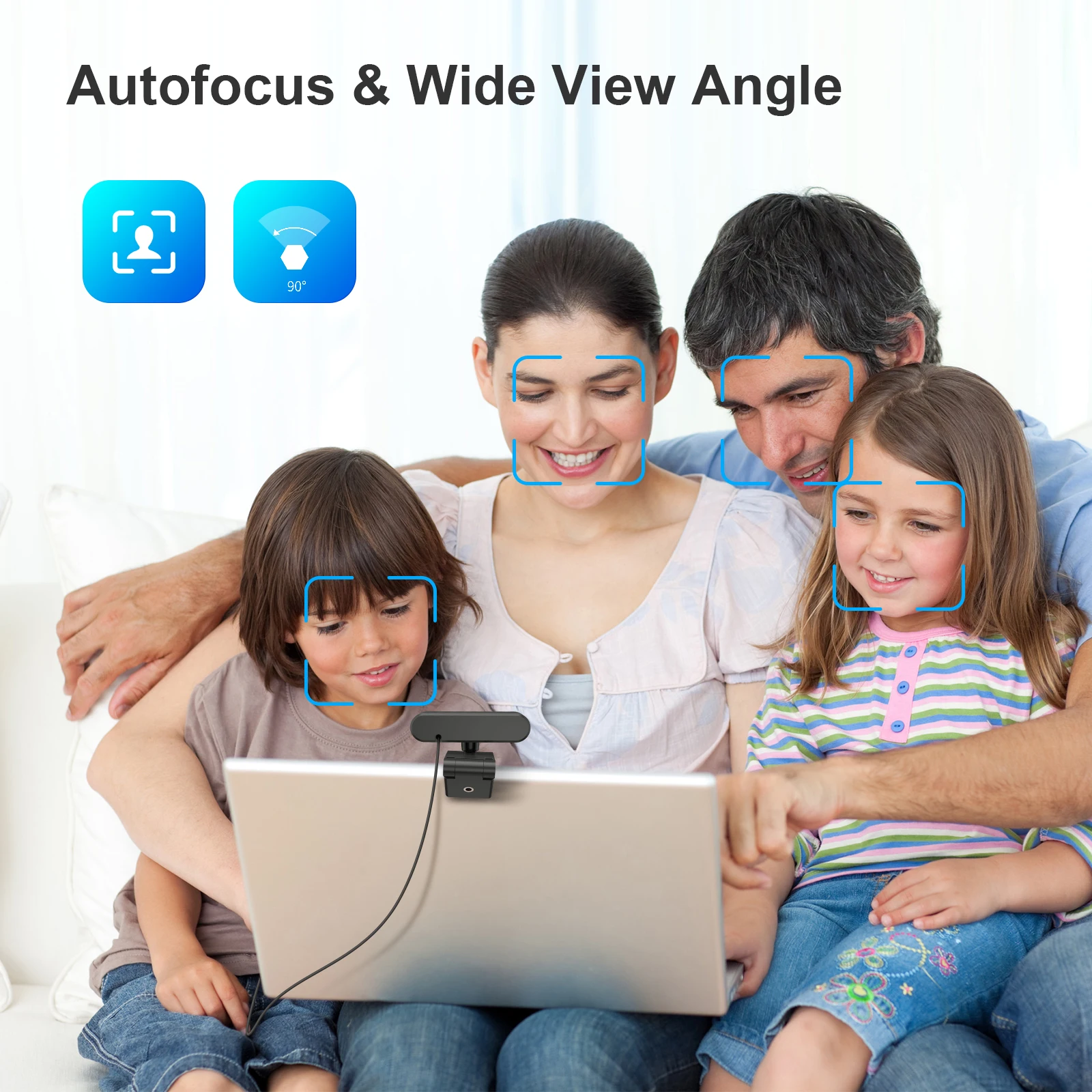 Веб-камера с автофокусом 1080P HD веб-камера микрофоном компьютерная USB-камера угол