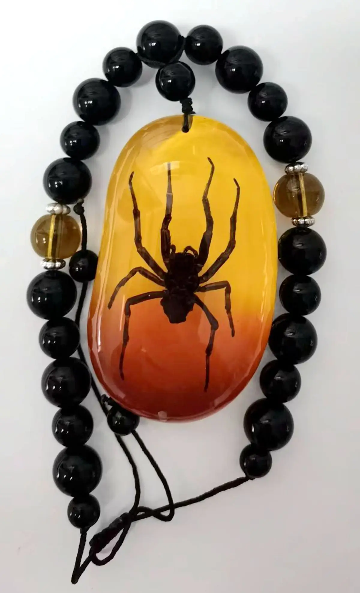Уникальный дизайн браслета Паук Черный круглый браслет из бисера с насекомыми