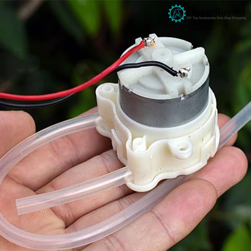 Микроперистальтический насос DC5V Драгоценная металлическая щетка 500 редукторный
