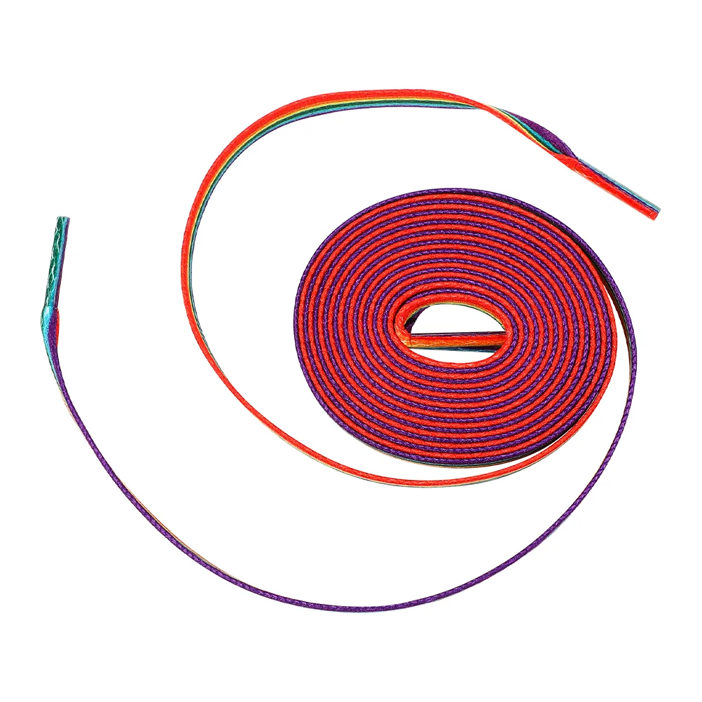 Running Shoe Strings Exercise Accessories Shoe Accessories Laces Sneakers Rainbow Gradient Laces Stripe Fashion Shoelaces