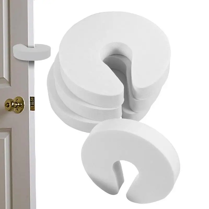 

Foam Door Stopper Protectors Stopper Guard Pinch Door Soft Child Safety Door Finger Pinch Guard Hinge Protector For Cabinet