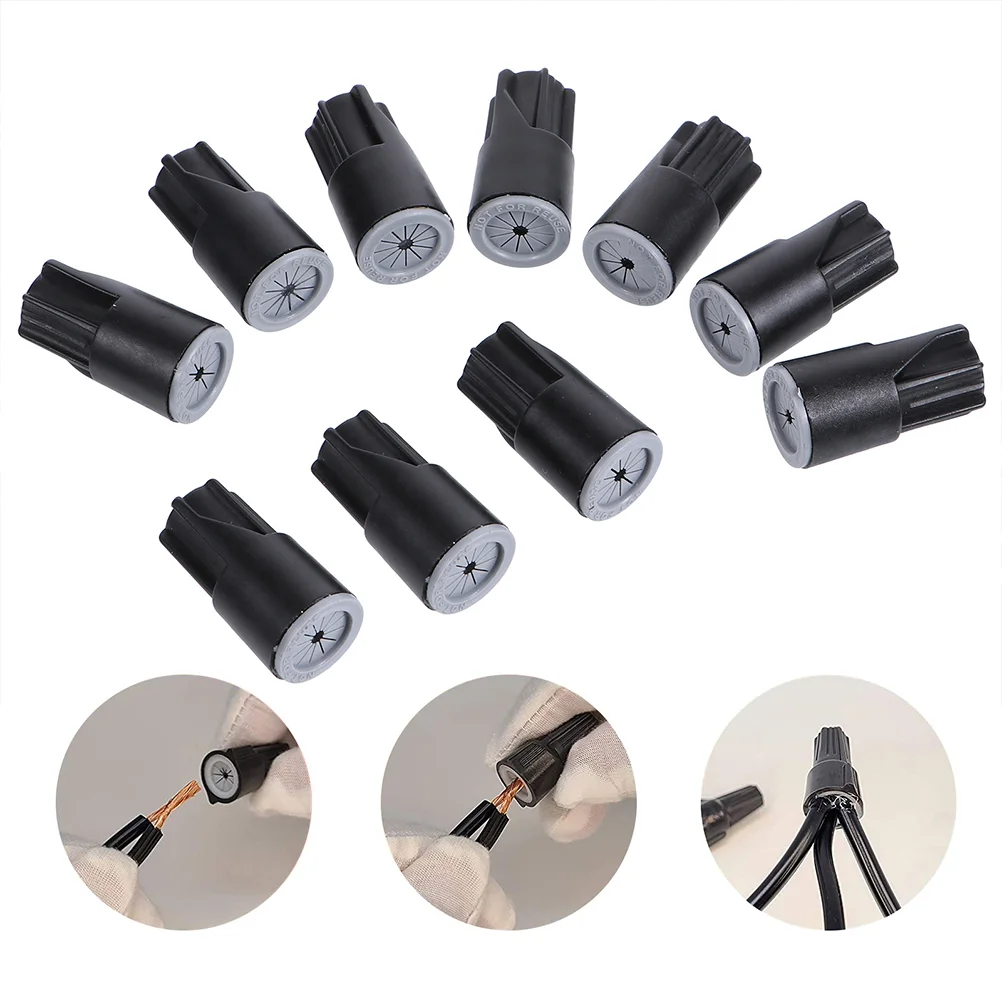 

10pcs Practical Electrical Wire Connectors Grease Caps Useful Twists Connector