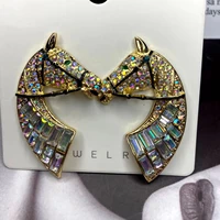 exaggerated personality horse head animal retro earrings wholesale
