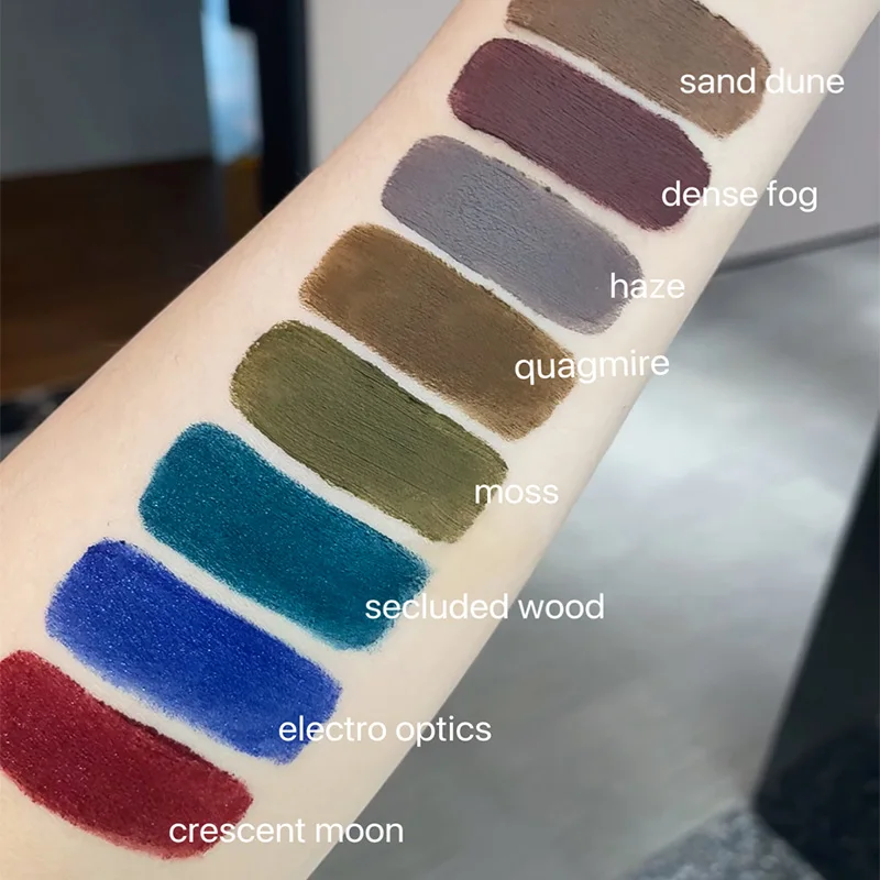 Фото CARMELA Губная помада Matte Velvet Nude Gothic Punk Smoky Lip Mud Высокие цвета губ Фиолетовый Черный Коричневый Fine Flash Lip Makeup 6,5 г №3