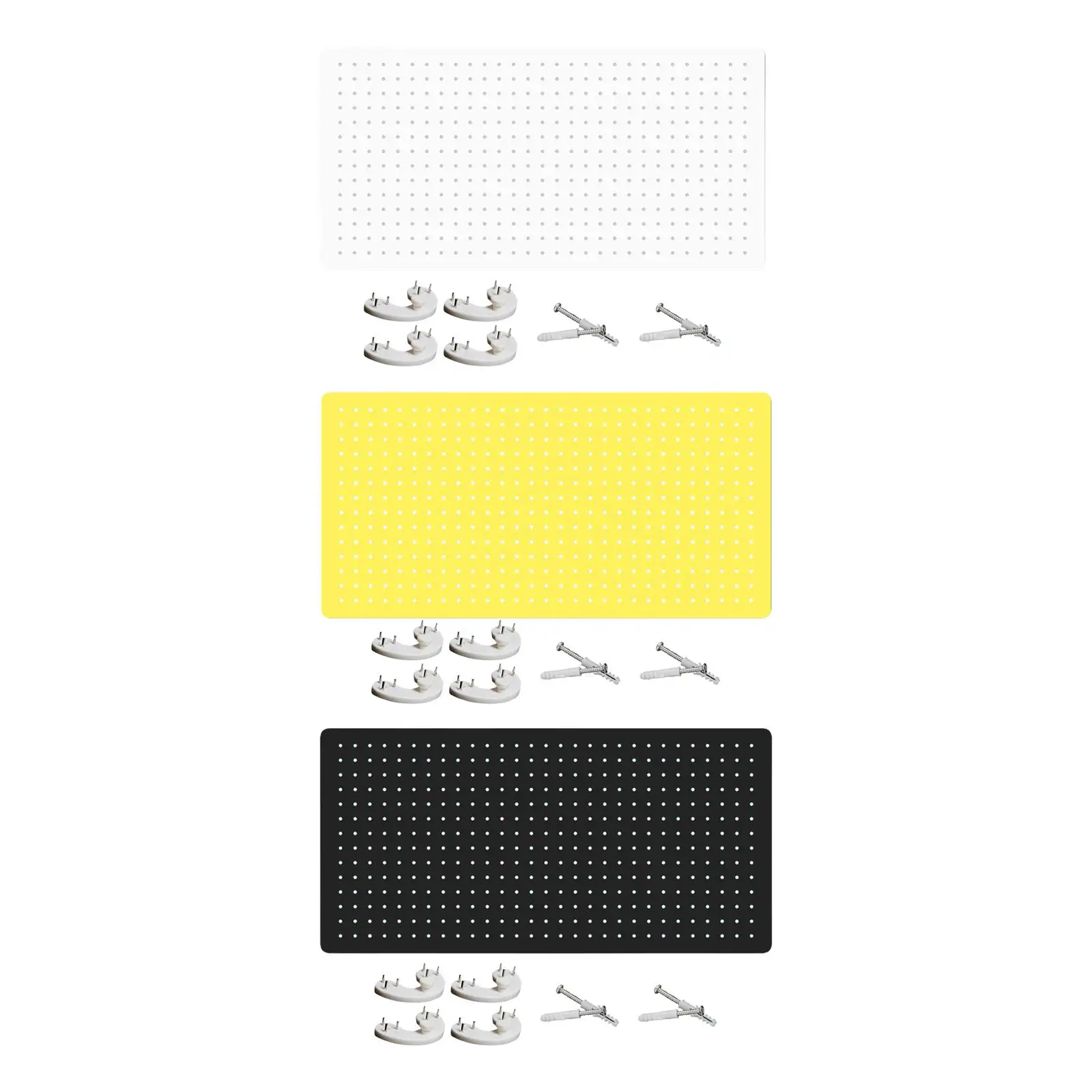 

Metal Wall Board Storage Rack, Handy Durable Creative Decorative Free Punching