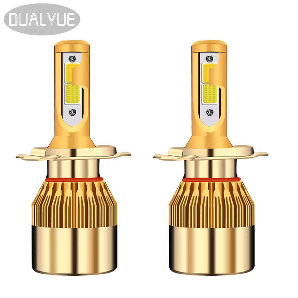 

DUALYUE LED H4 H7 LED Headlight H1 H3 H11 H13 9005 9006 9007 880 H27 Car Light Bulbs Auto Lamp 12V 6000k противотуманные фары
