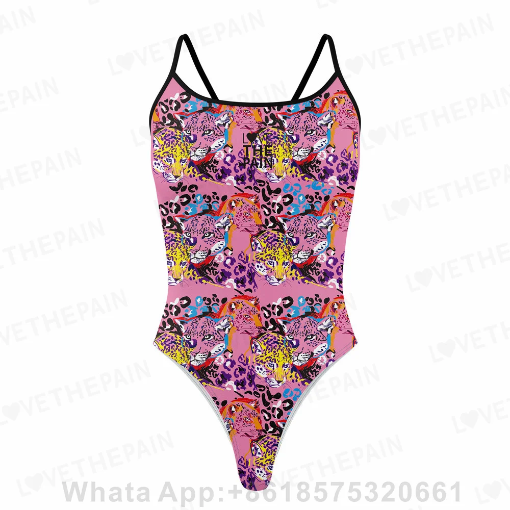 

Love The Pain One Piece Swimsuit 2023 Women One-piece Athletic Swimwear Pro Training Race Swimwear Monokini Beach Bathing Suit