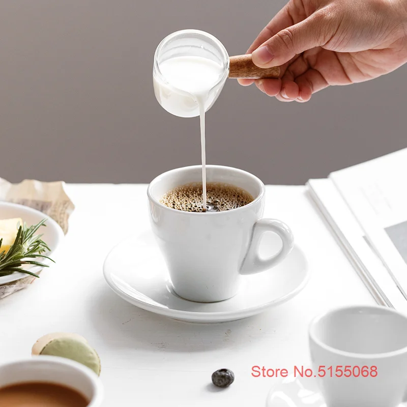 70 мл набор кофейных чашек и блюдца в скандинавском стиле с тюльпаном эспрессо