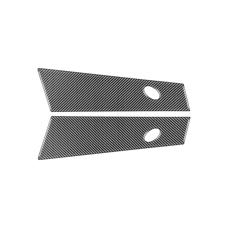 

Car Window B Pillars Stickers Carbon Fiber For Tesla Model 3 2019 2020 2021 2022 Protector Accessories